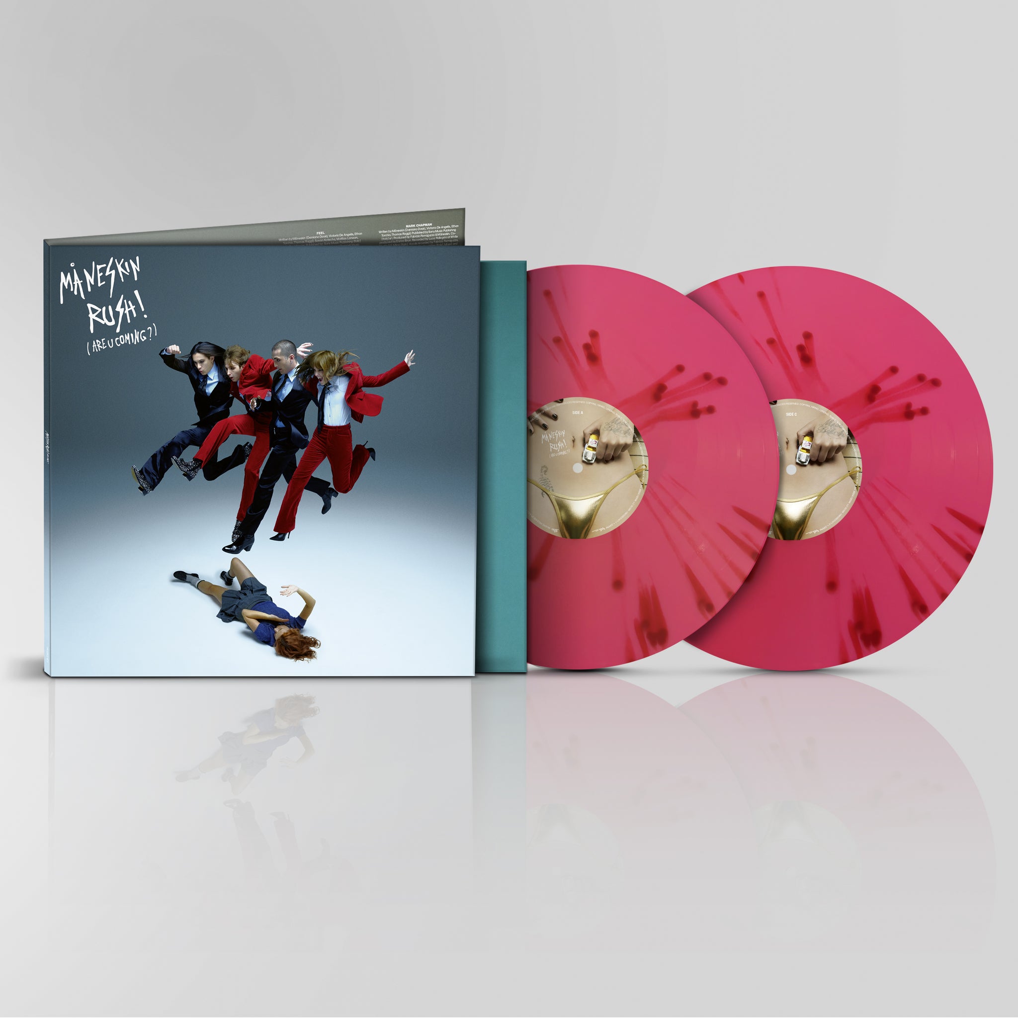 Maneskin- Rush (Are U Coming?) (Indie Exclusive Scarlet Splatter Vinyl)