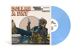 Charley Crockett- Dollar A Day (Indie Exclusive Pale Cornflower Blue Vinyl) (DAMAGED)