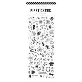 School Scribbles Stickers