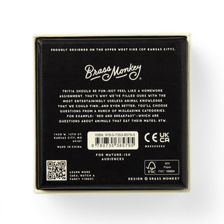 Brass Monkey Useless Animal Trivia