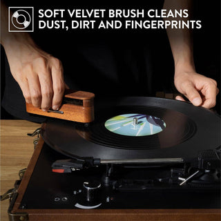 Big Fudge 2-in-1 Wooden Record Cleaning Brush