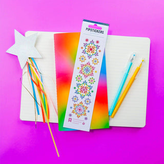 Kaleidoscope Snowflake Stickers