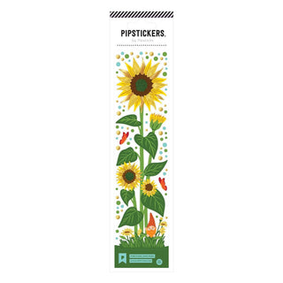 Stretching Sunflower Sticker