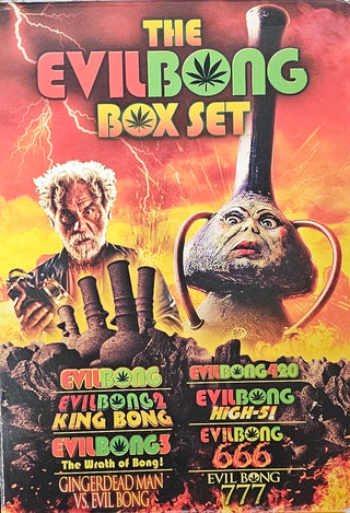 Evil Bong Box Set (8 Movie Collection)(Box Wear. Taped Along On Side)