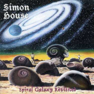 the album cover for Simon House - Spiral Galaxy Revisited