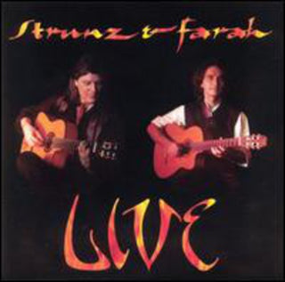 the album cover for Strunz & Farah - Live