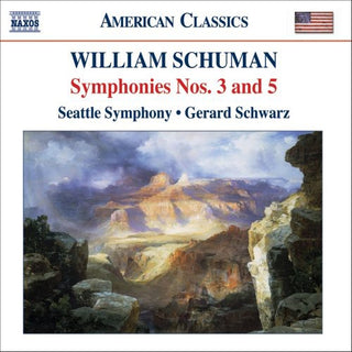 the album cover for Gerard Schwarz - Symphonies 3 & 5