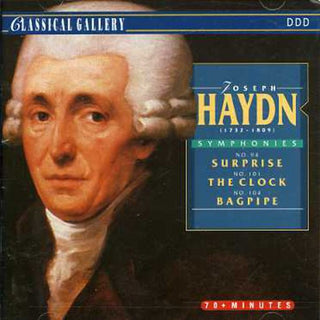 the album cover for Haydn / Cassuto / Nova Filarmonia Portuguesa - Haydn: Sym Nos 94 / 101 & 104