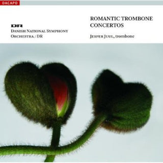 the album cover for Grondahl/Holmboe - Romantic Trombone Concertos