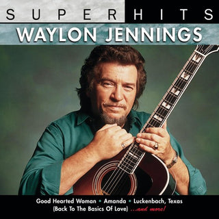 the album cover for Waylon Jennings - Super Hits
