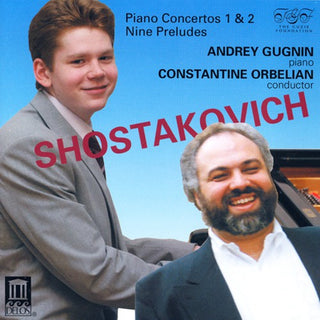 the album cover for Andrey Gugnin - Piano Concertos 1 & 2