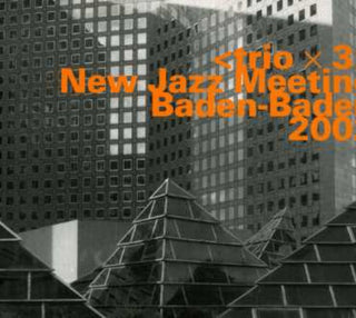 the album cover for Trio X 3 - New Jazz Meeting