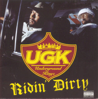 the album cover for Ugk - Ridin Dirty