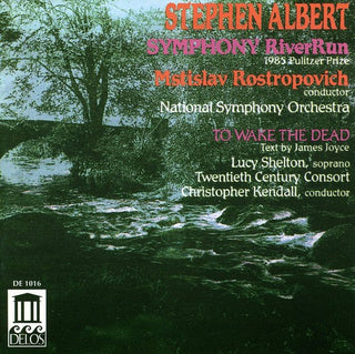 the album cover for S. Albert - Symphony Riverrun / to Wake the Dead