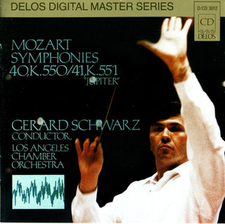 the album cover for Gerard Schwarz - Symphonies 40 & 41