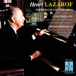 the album cover for H. LAZAROF - Cello Concerto 2 / Concertante
