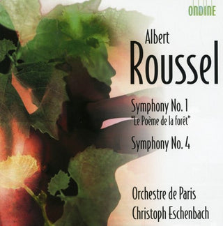the album cover for A. ROUSSEL - Symphony 1 & 4