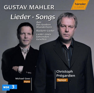 the album cover for G. MAHLER - Lieder