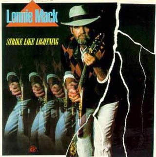 the album cover for Lonnie Mack - Strike Like Lightning