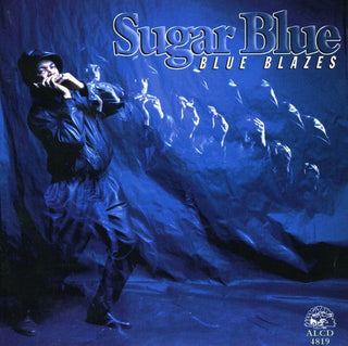 the album cover for Sugar Blue - Blue Blazes