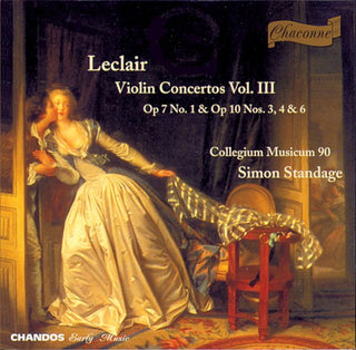 the album cover for Simon Standage - Violin Concertos