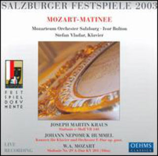 the album cover for W.A. Mozart - Symphony / Piano Concerto / Symphony 29