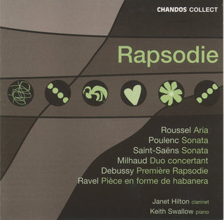 the album cover for Janet Hilton - French Music for Clarinet