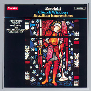 the album cover for GEOFFREY SIMON - Church Windows / Brazilian Impressions