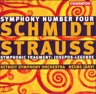 the album cover for Neeme JÃ¤rvi - Symphony 4 in C / Symphonic Fragment Op 64A