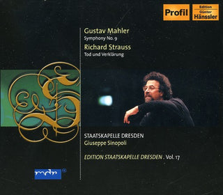 the album cover for 'Mahler/ Struass' - Symphonie 9