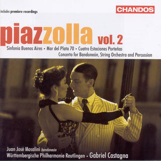 the album cover for Buchardo/Aguirre/Piazzolla - Orchestral Works 2