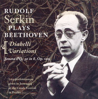 the album cover for Rudolf Serkin - Serkin Plays Beethoven