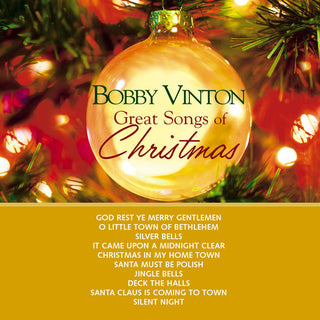 the album cover for Bobby Vinton - Great Songs Of Christmas