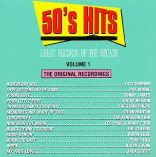 the album cover for Great Records Of The Decade - 50's Pop Hits 1 / Various