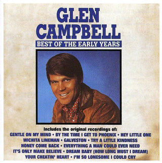 the album cover for Glen Campbell - Best of the Early Years