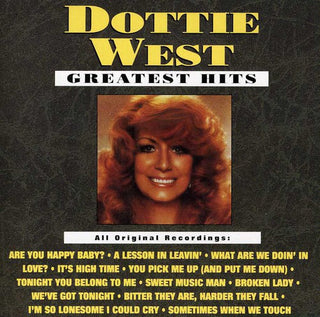 the album cover for Dottie West - Greatest Hits