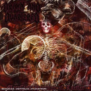 the album cover for Drawn & Quartered - Merciless Hammer