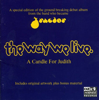 the album cover for Tractor - Candle For Judith/Way We Live