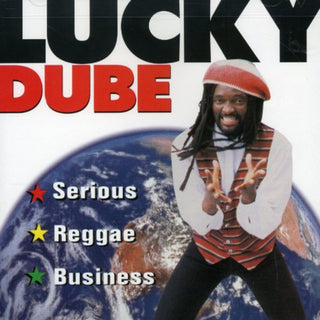 the album cover for Lucky Dube - Serious Reggae Business