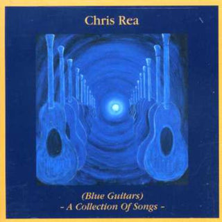 the album cover for Chris Rea - Blue Guitar: Collection of Songs
