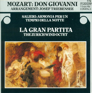 the album cover for MOZART/SALIERI - La Gran Partita Play Mozart & Salieri