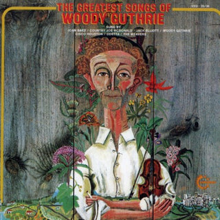 the album cover for Woody Guthrie - Greatest Songs of