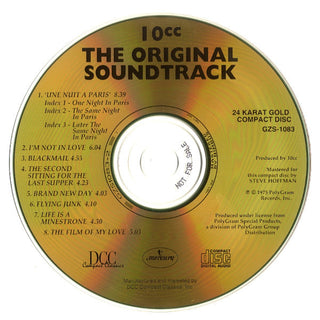 10cc- The Original Soundtrack (24kt Disc)(Promo)