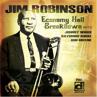 the album cover for Jim Robinson (Trombone) - Economy Hall Breakdown