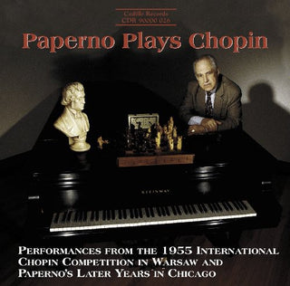the album cover for DMITRY PAPERNO - Paperno Plays Chopin (1955 Int'l Chopin Compet)