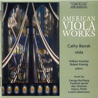 the album cover for Robert Koenig - American Viola Works: Rochberg, Jacobi Et Al