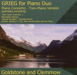 the album cover for Goldstone & Clemmow - Music for Piano Duo