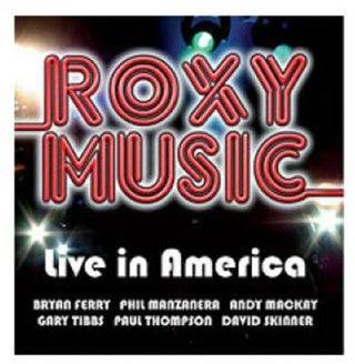 the album cover for Roxy Music - Alive in America