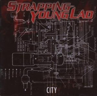 the album cover for Strapping Young Lad - City