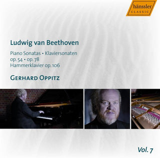 the album cover for Gerhard Oppitz - Piano Sonatas 22 24 29